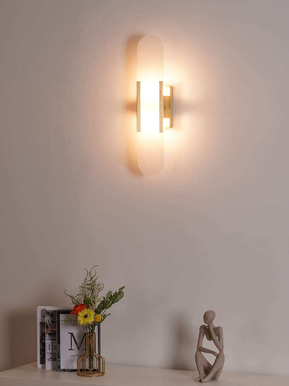 Moderne Skulptierte Glühen Wandleuchten