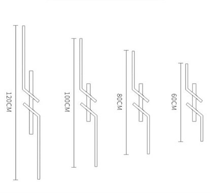 Moderne Flächenbündige LED Line Deckenleuchte