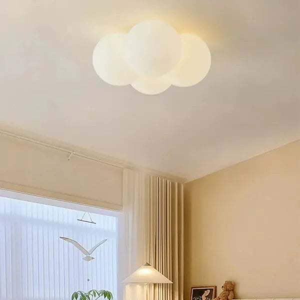 Moderne Deckenleuchte In Wolkenform