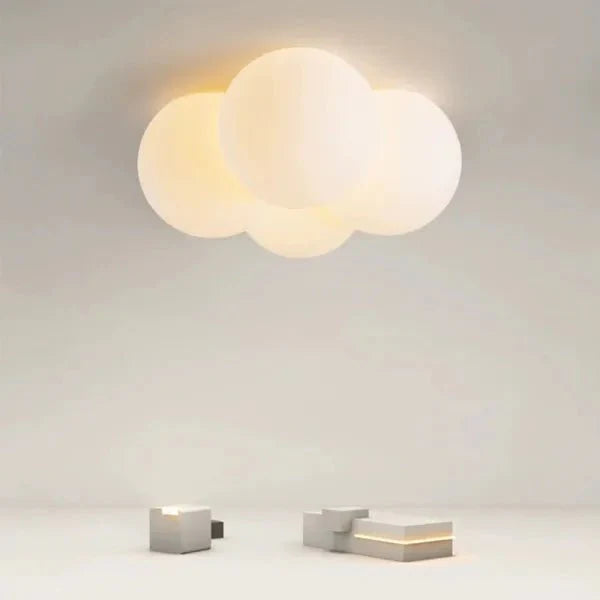 Moderne Deckenleuchte In Wolkenform