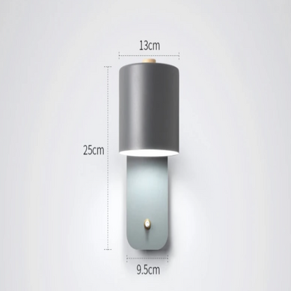 Schlanke LED Wandleuchte Für Den Innenbereich Mit Ein/Ausschalter