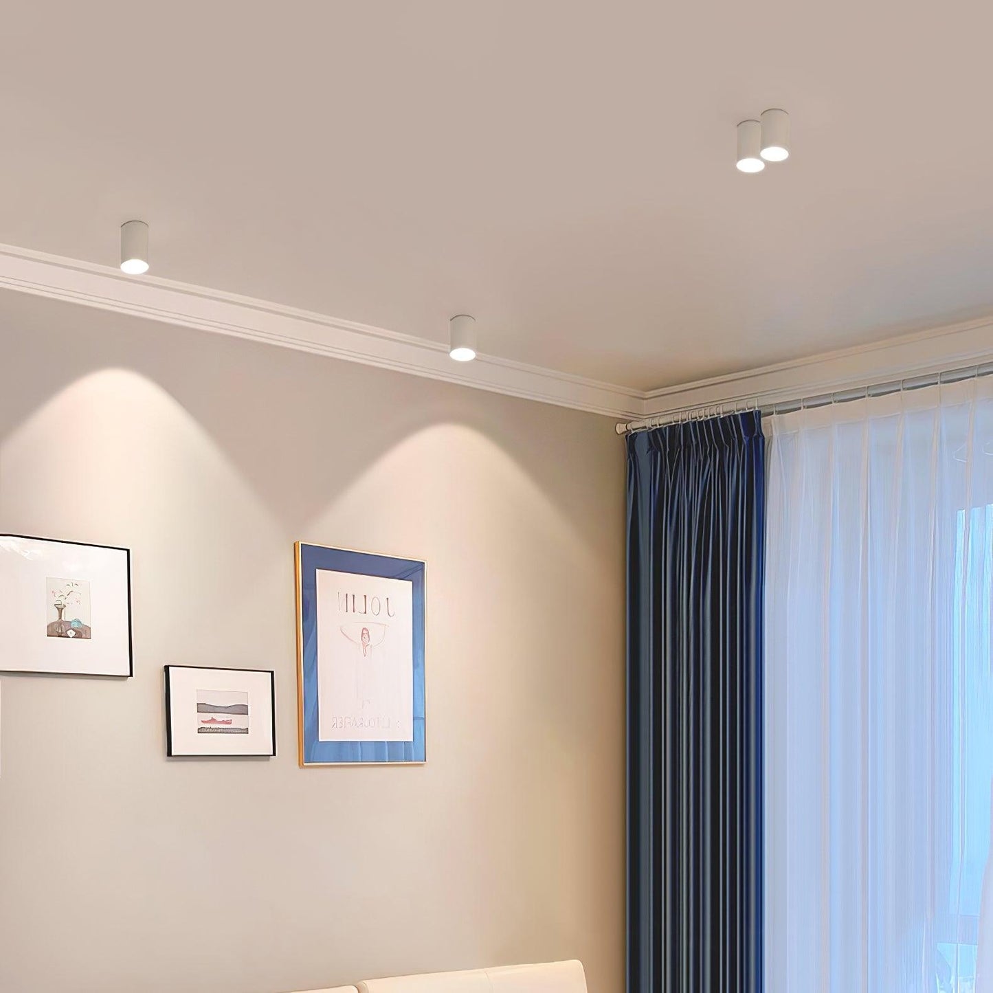 Minimalistische Led Deckenleuchte Für Innenräume