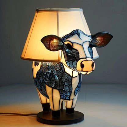 Wunderliche LED Tischlampe in Kuhform