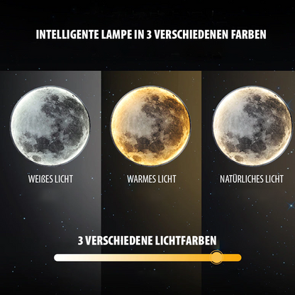 Mondinspirierte Wandleuchte