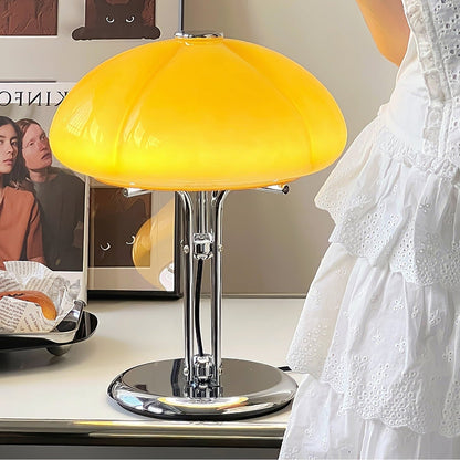 Pilz-Tischlampe im Vintage-Stil