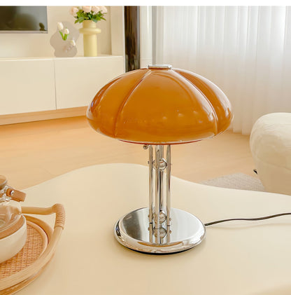 Pilz-Tischlampe im Vintage-Stil
