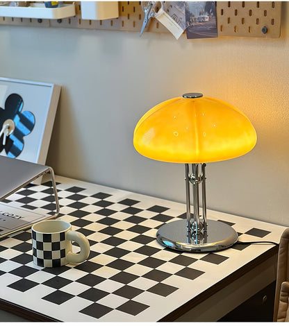 Pilz-Tischlampe im Vintage-Stil