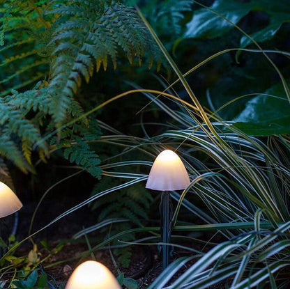 Solar Lichterketten Für Den Außenbereich Im Pilz Stil