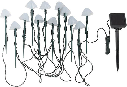 Solar Lichterketten Für Den Außenbereich Im Pilz Stil