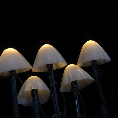 Solar Lichterketten Für Den Außenbereich Im Pilz Stil