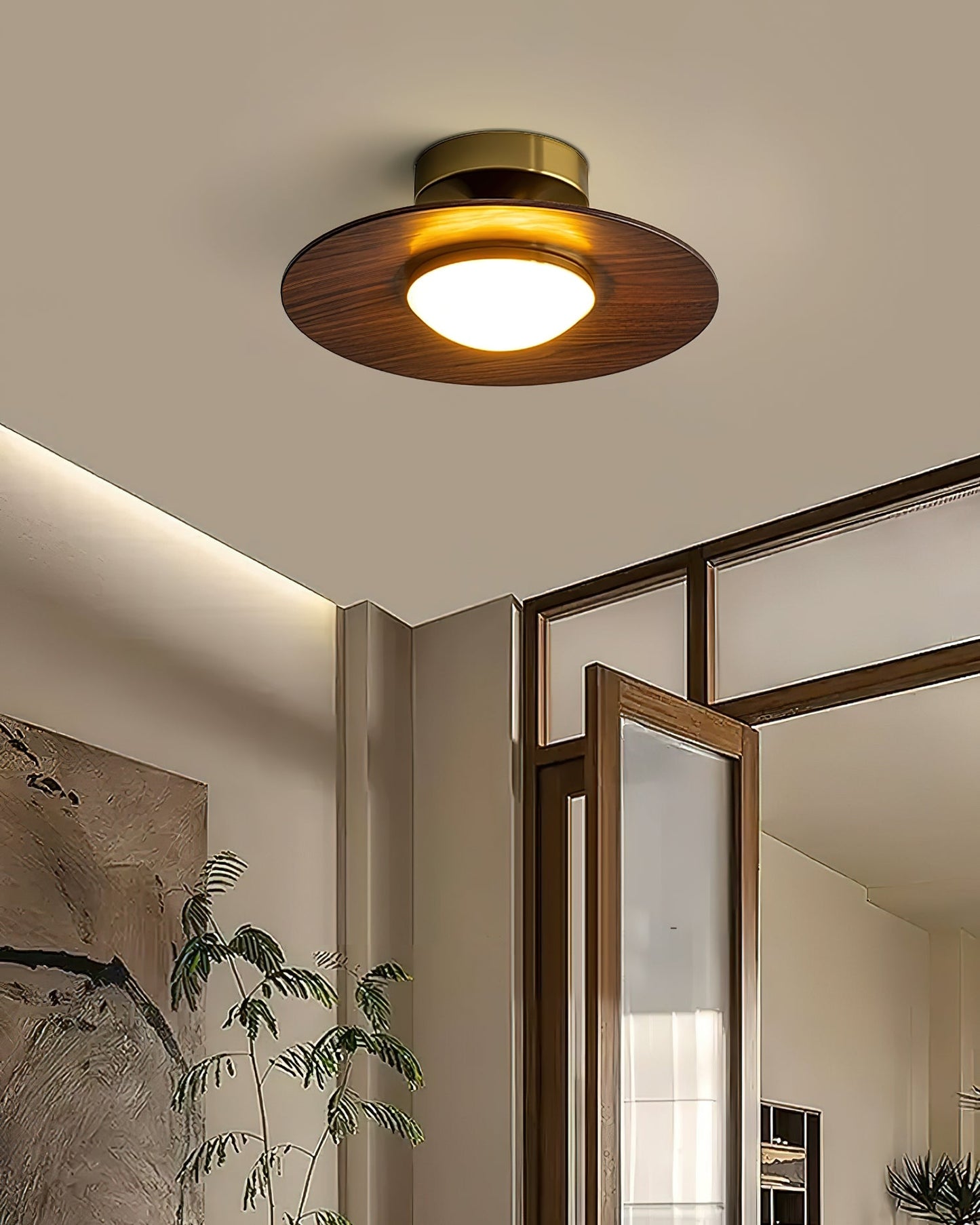 Runde Minimalistische LED-Deckenleuchte