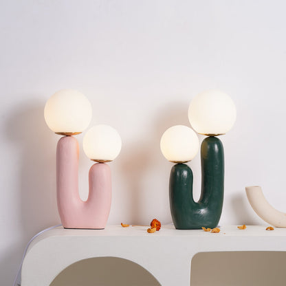 Moderne Tischlampe Mit Zwei Köpfen