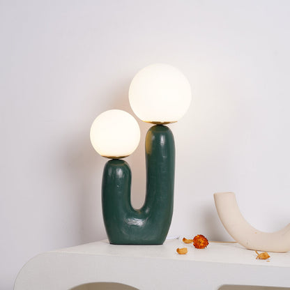 Moderne Tischlampe Mit Zwei Köpfen