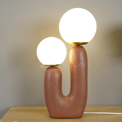 Moderne Tischlampe Mit Zwei Köpfen