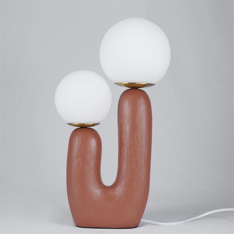 Moderne Tischlampe Mit Zwei Köpfen
