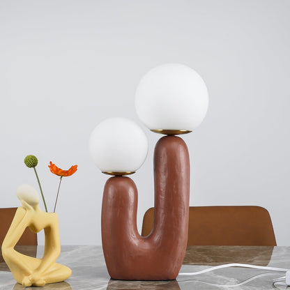 Moderne Tischlampe Mit Zwei Köpfen
