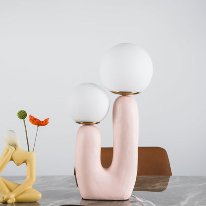 Moderne Tischlampe Mit Zwei Köpfen