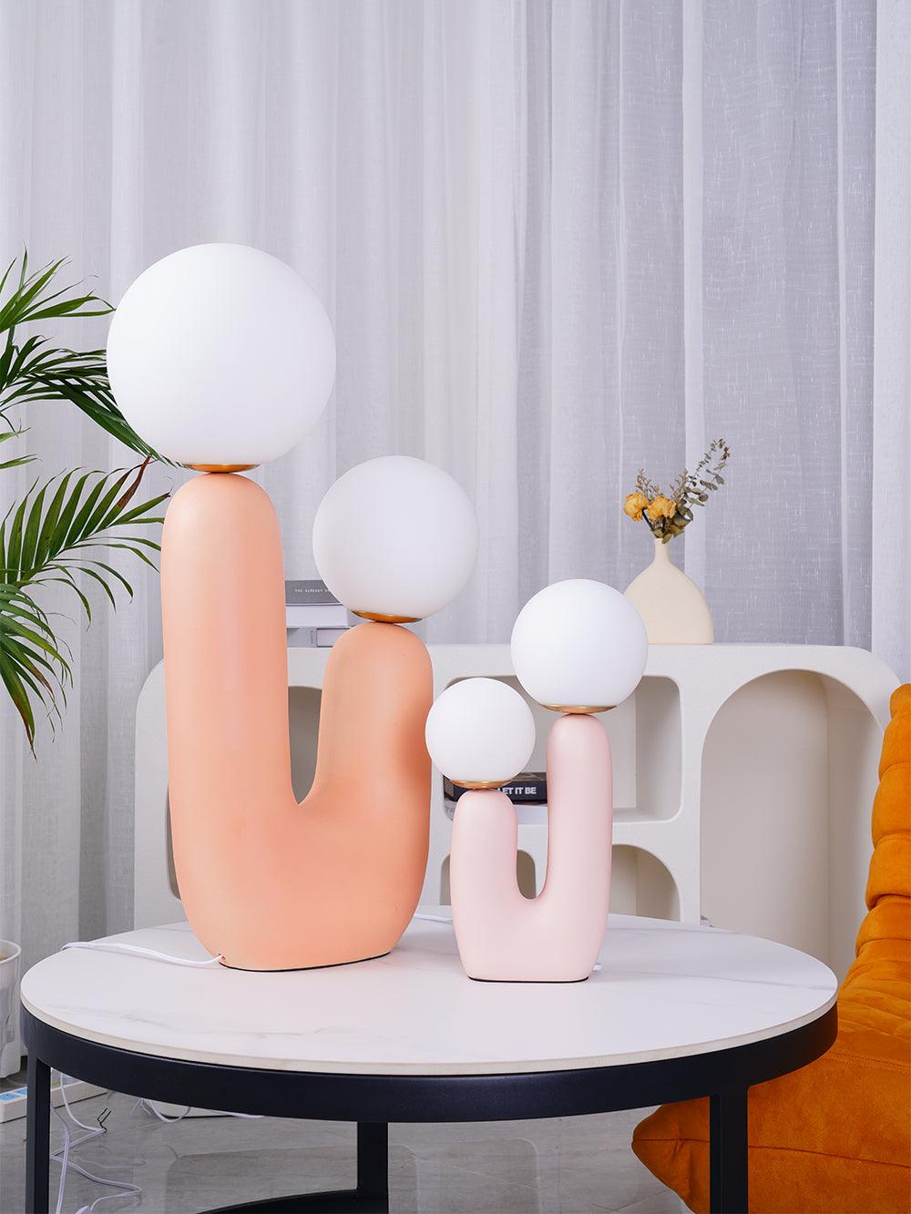 Moderne Tischlampe Mit Zwei Köpfen
