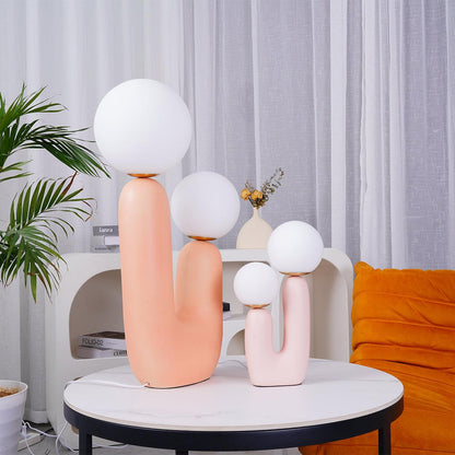 Moderne Tischlampe Mit Zwei Köpfen