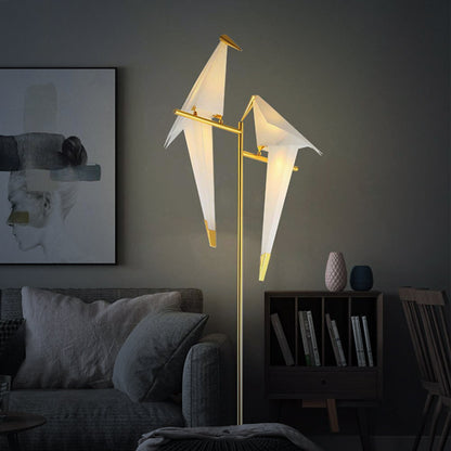 Magnetische Vogelinspirierte LED Tischlampe
