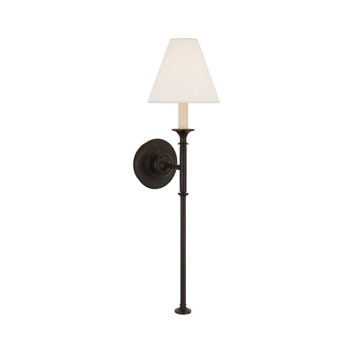 Minimalistische Wandleuchte Mit Weißen Schirmen