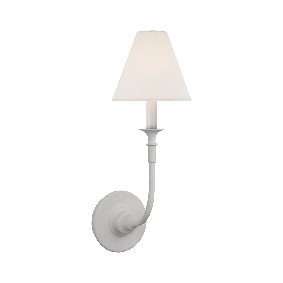 Minimalistische Wandleuchte Mit Weißen Schirmen