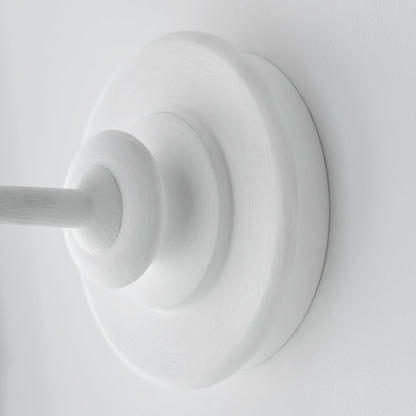 Minimalistische Wandleuchte Mit Weißen Schirmen