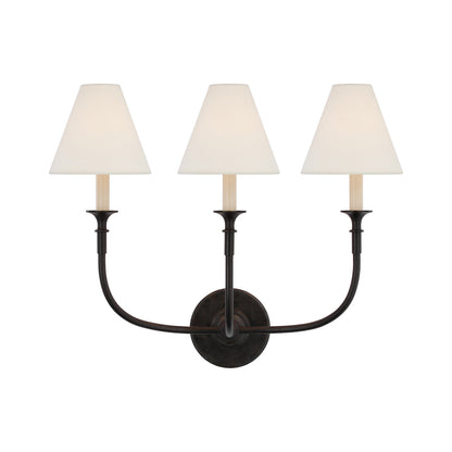 Minimalistische Wandleuchte Mit Weißen Schirmen