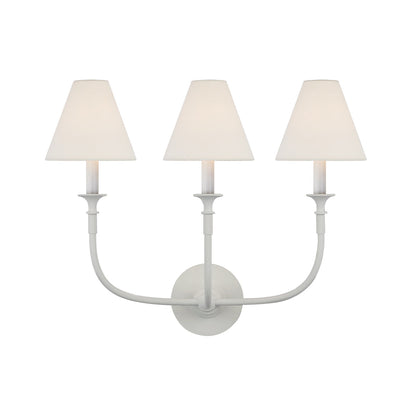 Minimalistische Wandleuchte Mit Weißen Schirmen