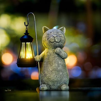GoldenePfoten: Verspielte Katzen-Tischlampe in Goldoptik