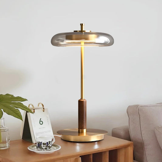 RondoLeuchte: Elegante Tischlampe mit integriertem LED-Licht