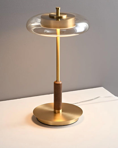 RondoLeuchte: Elegante Tischlampe mit integriertem LED-Licht