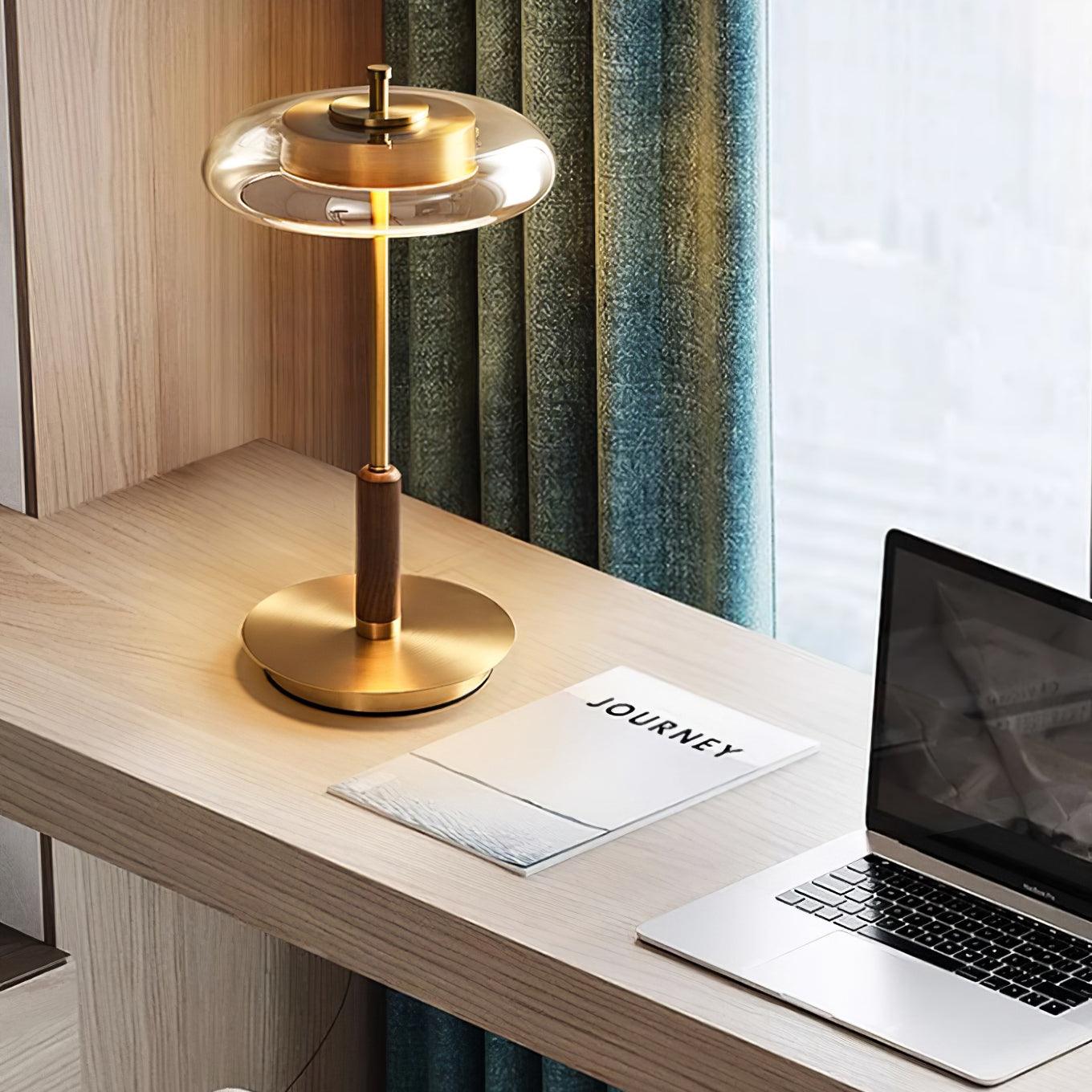 RondoLeuchte: Elegante Tischlampe mit integriertem LED-Licht