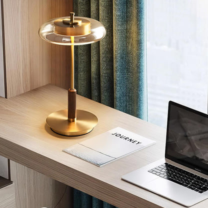 RondoLeuchte: Elegante Tischlampe mit integriertem LED-Licht