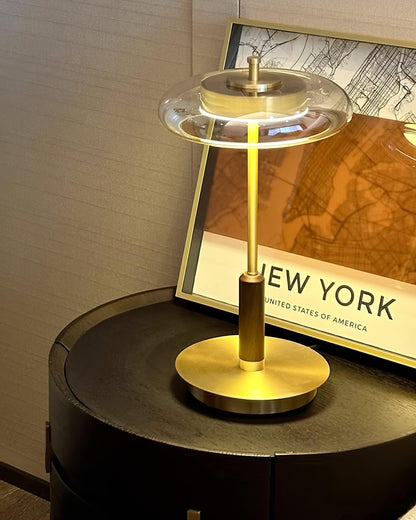 RondoLeuchte: Elegante Tischlampe mit integriertem LED-Licht