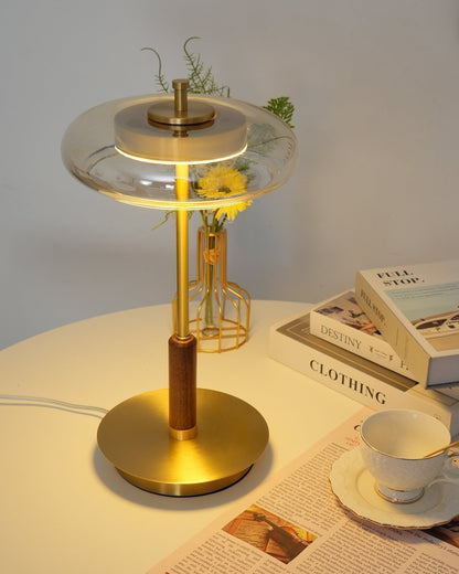 RondoLeuchte: Elegante Tischlampe mit integriertem LED-Licht