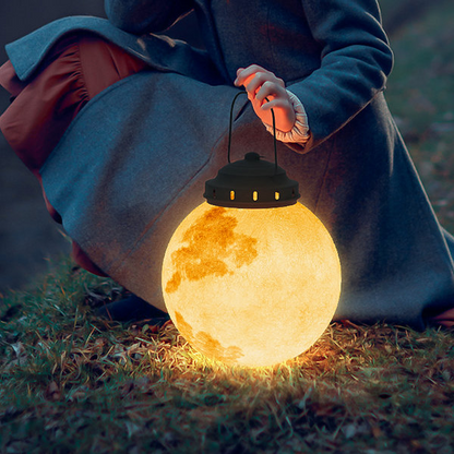 Vom Mond Inspirierte Solar-LED-Gartenlampe