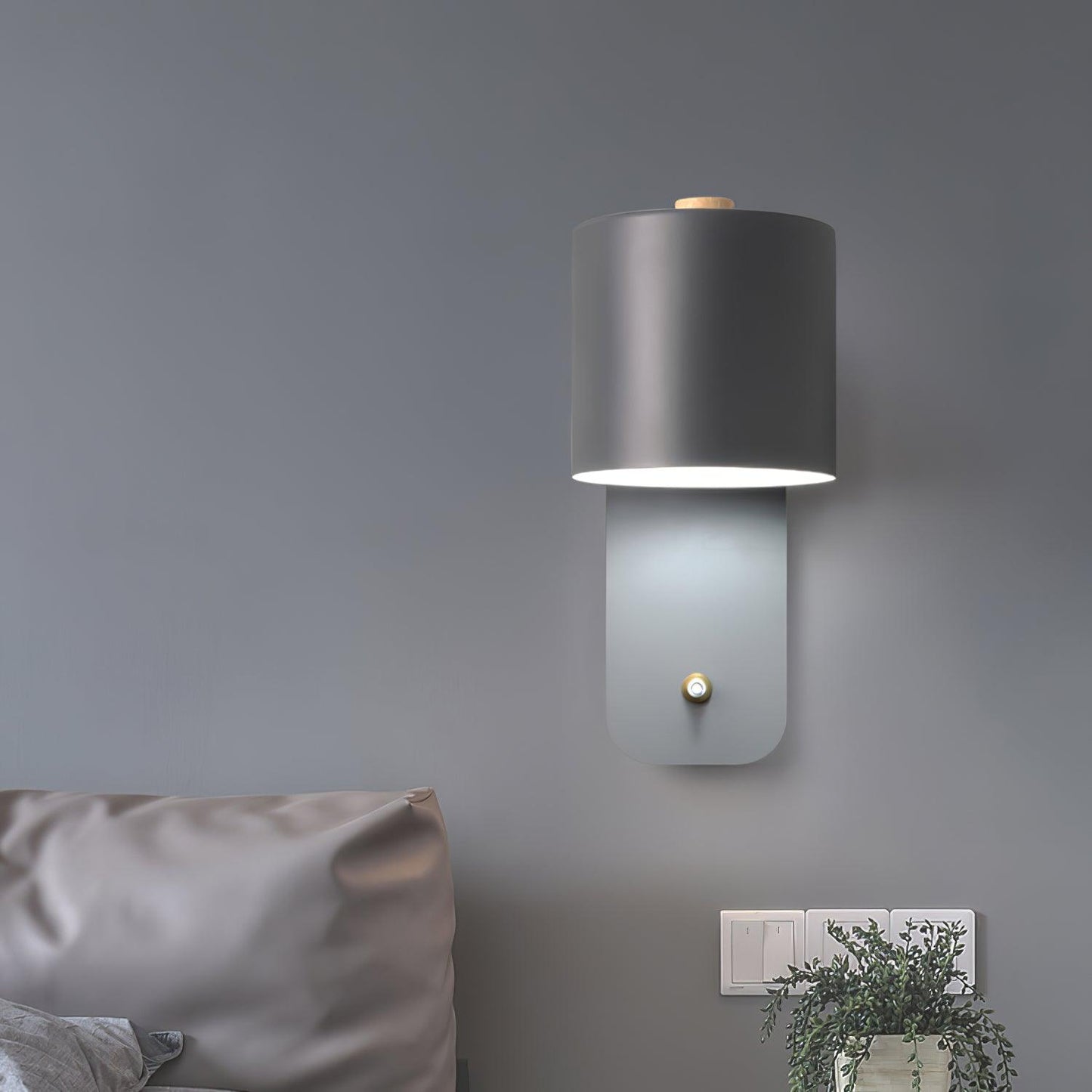 Moderne Drehbare Zylinder Wandleuchte