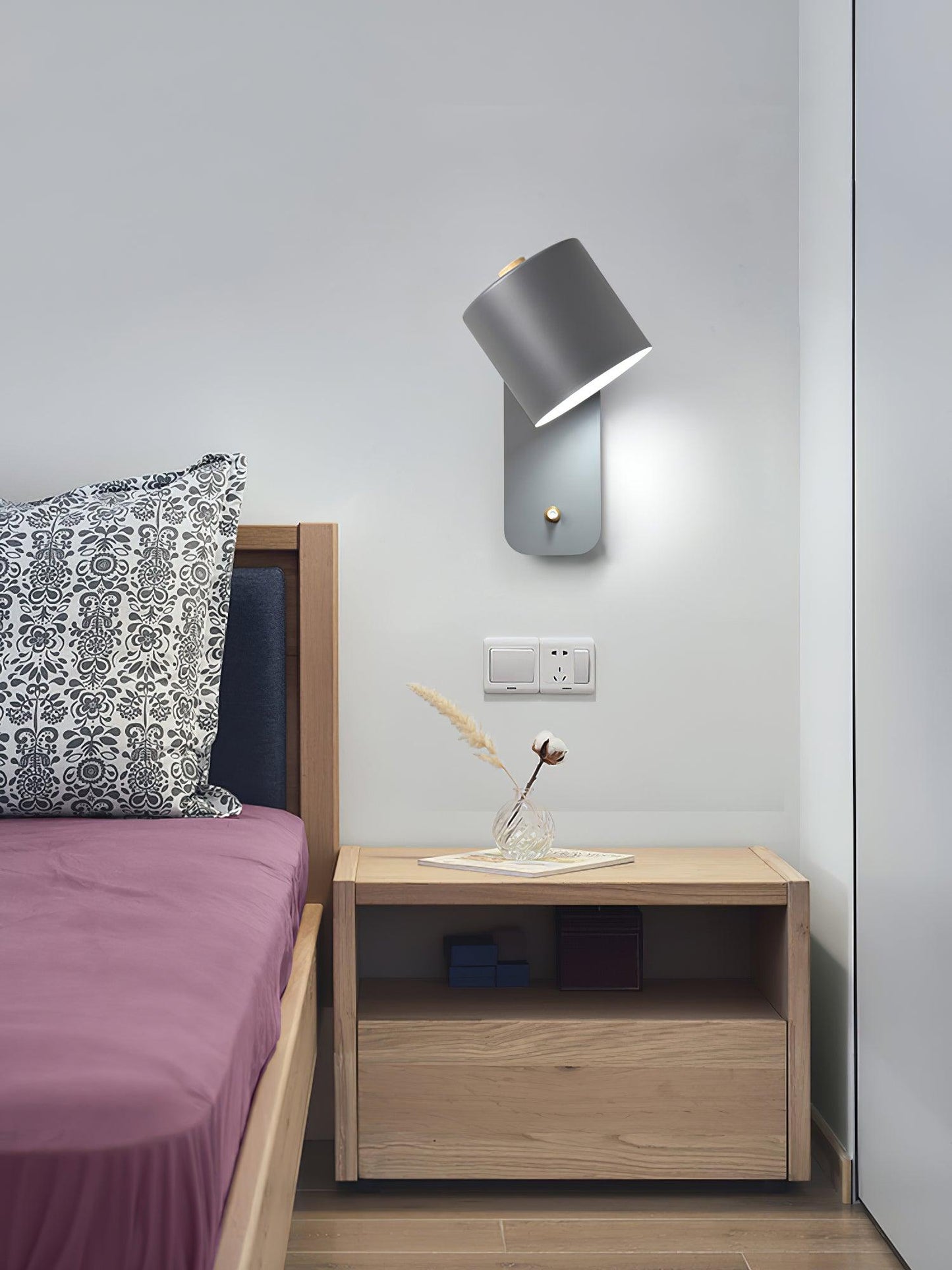 Moderne Drehbare Zylinder Wandleuchte