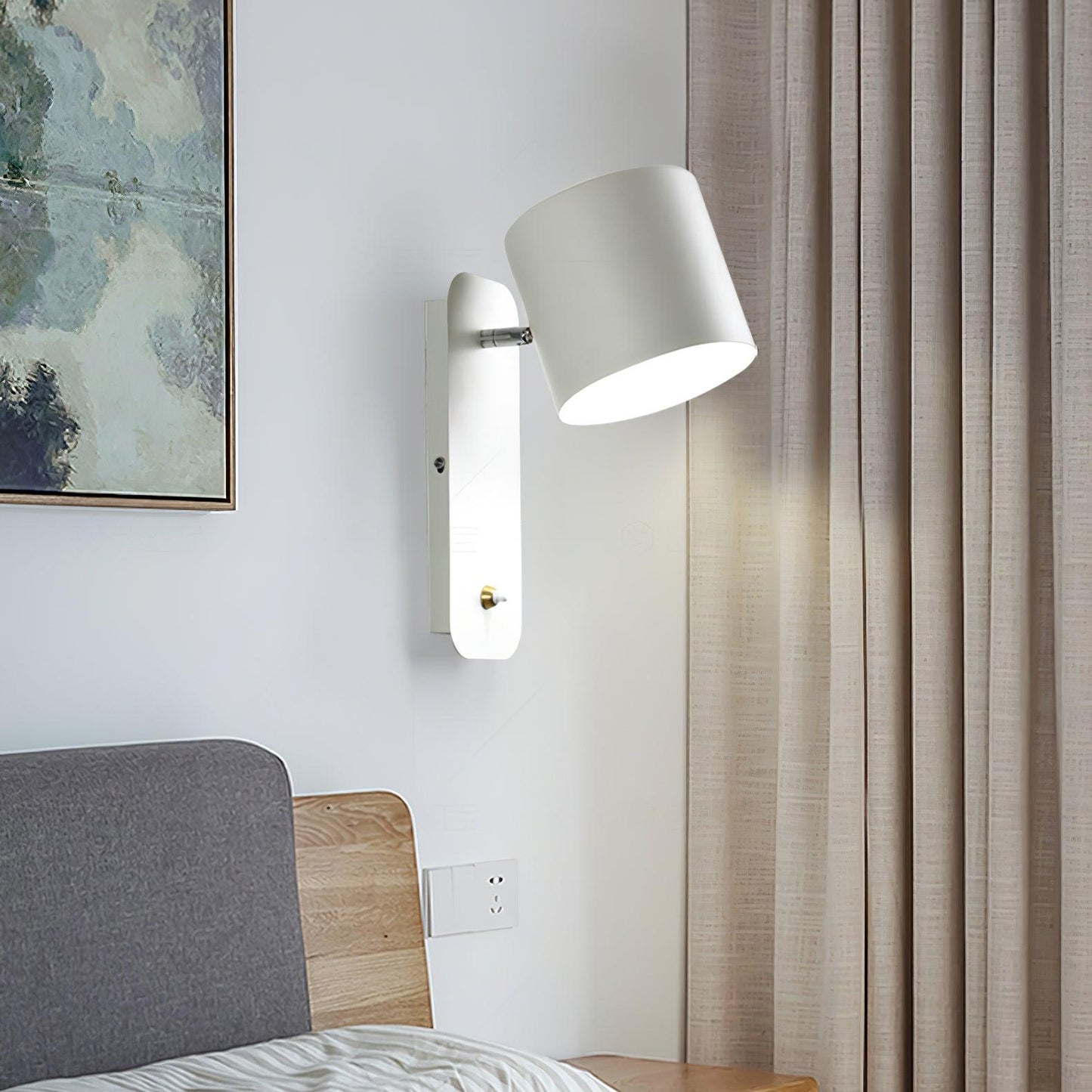 Moderne Drehbare Zylinder Wandleuchte