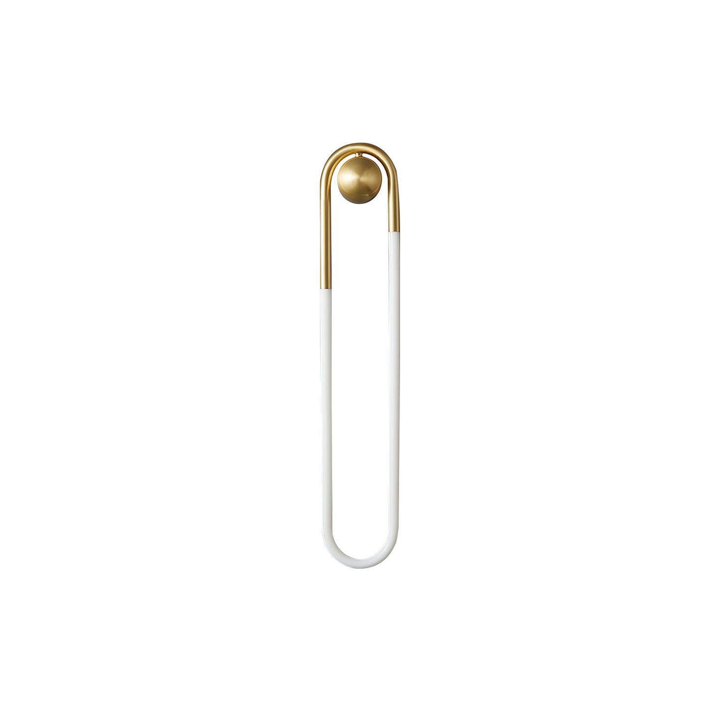 Minimalistische Wandleuchte im Loop-Design