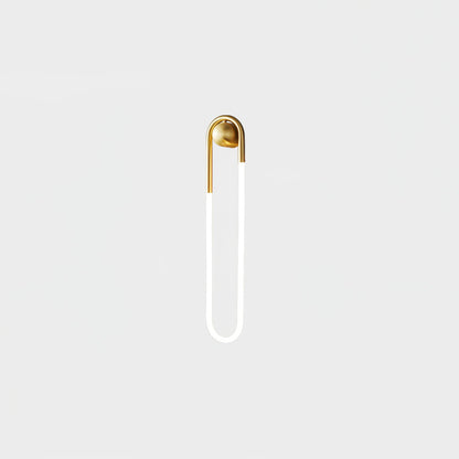 Minimalistische Wandleuchte im Loop-Design