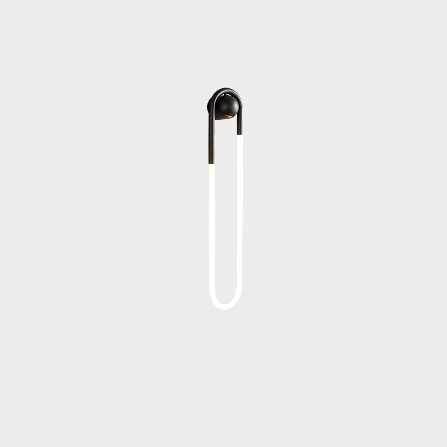 Minimalistische Wandleuchte im Loop-Design