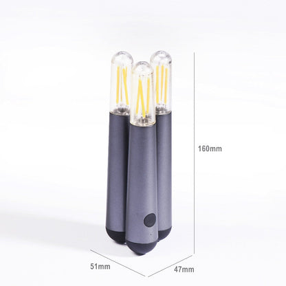 Leuchtstab: Minimalistische, Kabellose LED Tischlampe im Stab Entwurf