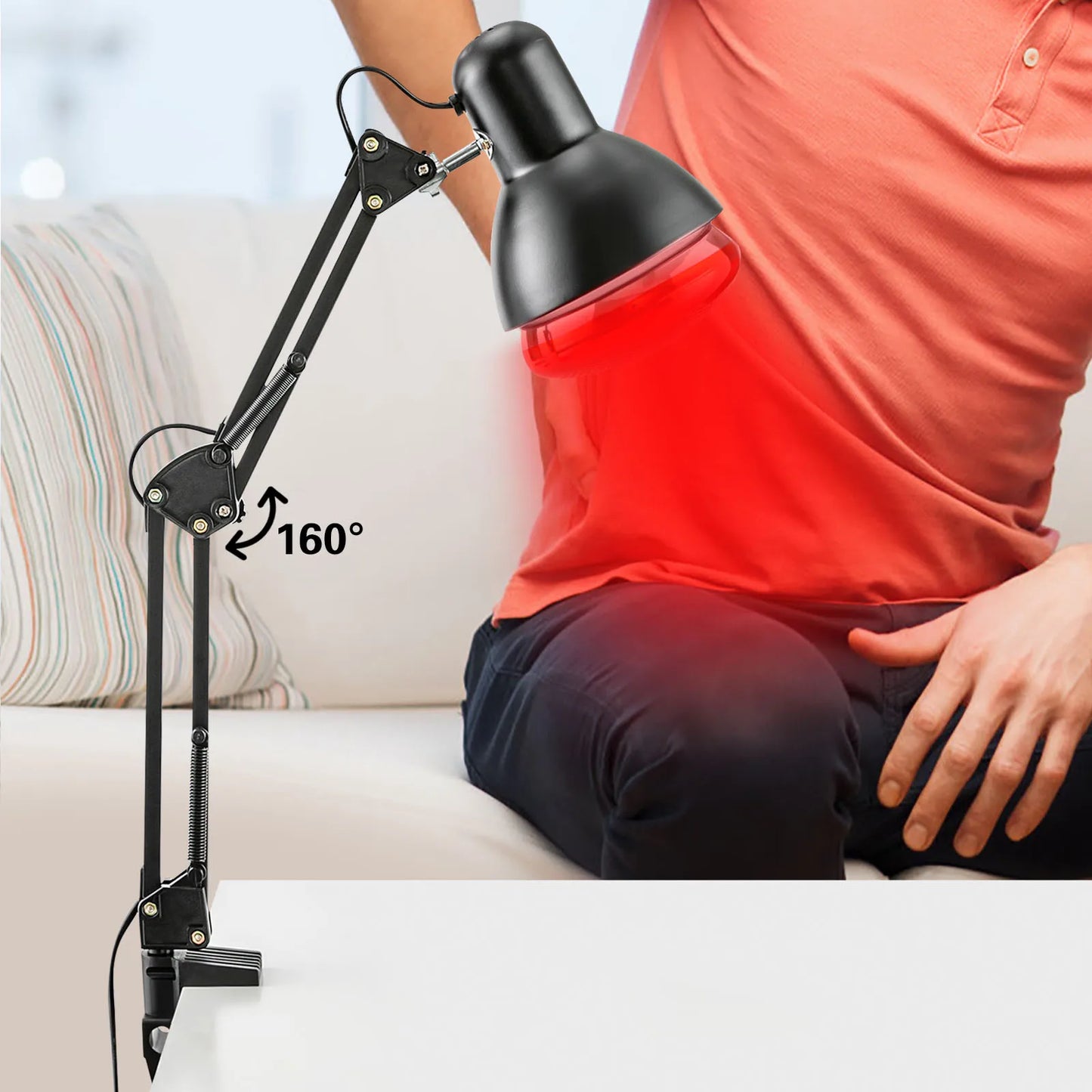 Faltbare Infrarot-Rotlichttherapielampe