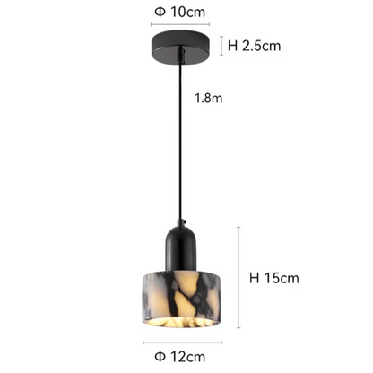 Moderne Hängende Schwarze Pendelleuchten