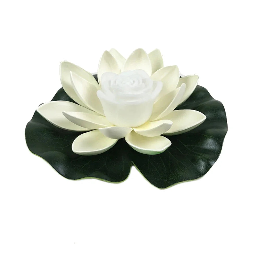 Schwimmende Lotus LED Garten Schwimmbad Leuchte