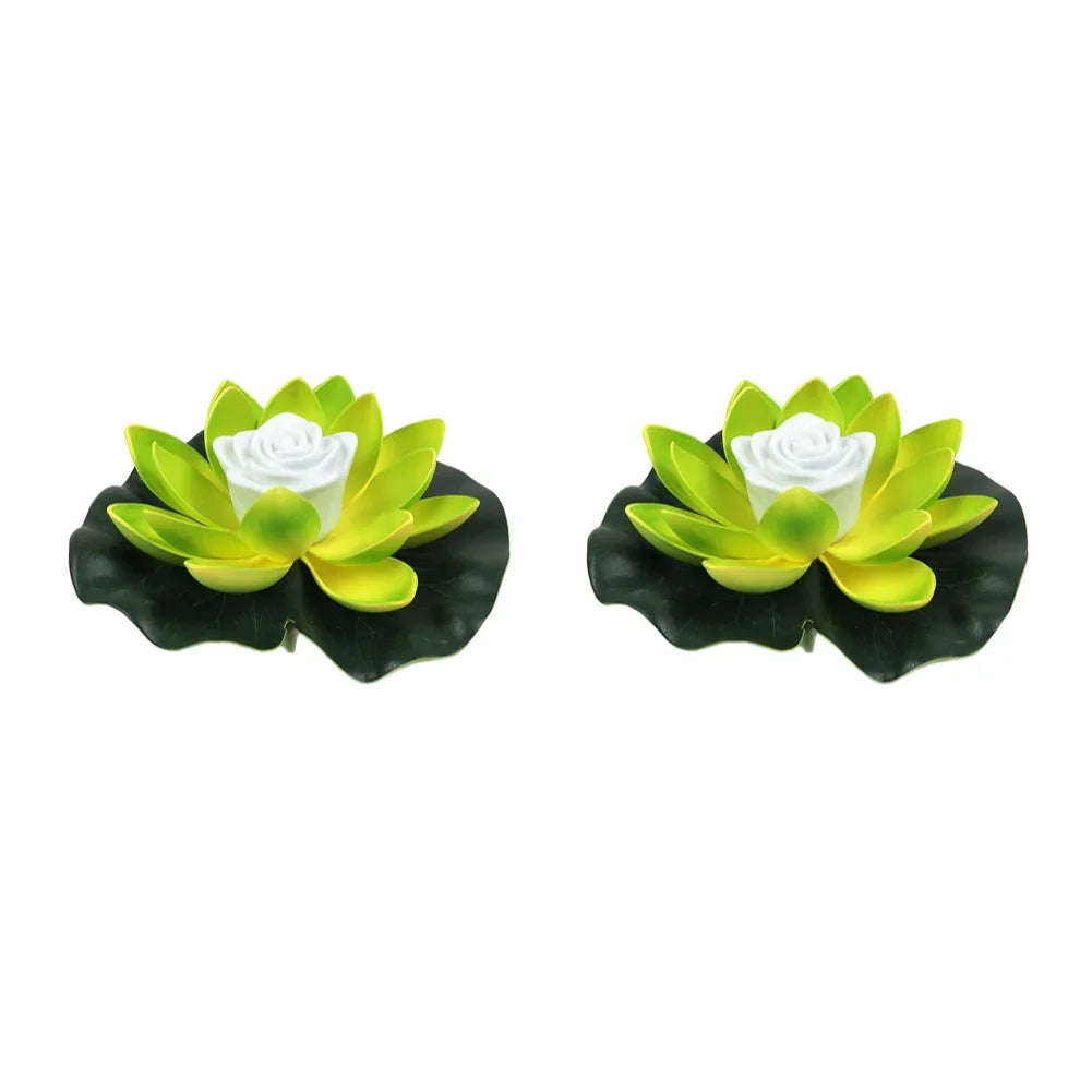 Schwimmende Lotus LED Garten Schwimmbad Leuchte