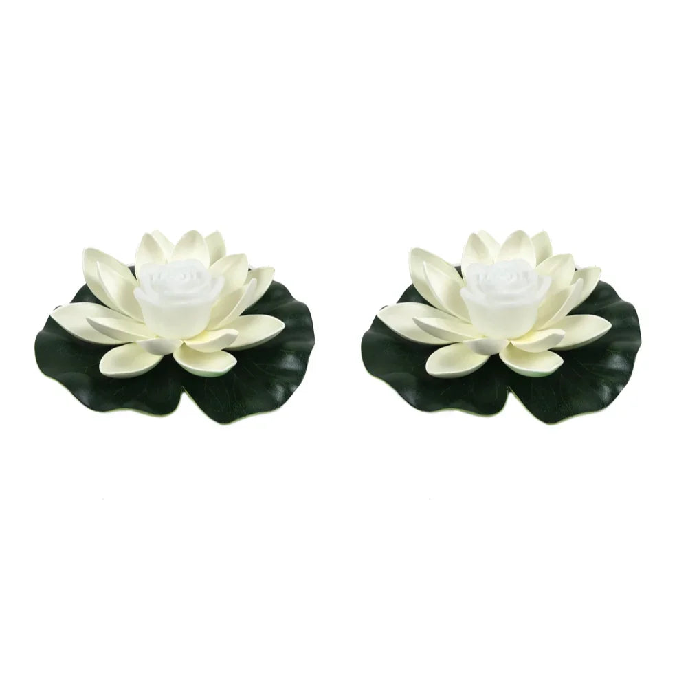 Schwimmende Lotus LED Garten Schwimmbad Leuchte