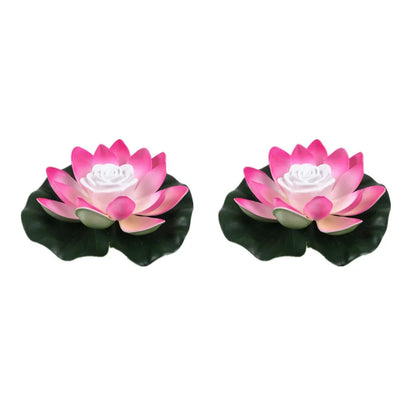 Schwimmende Lotus LED Garten Schwimmbad Leuchte